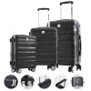 SET VALIZE DE CULOARE NEAGRA 3 bucati