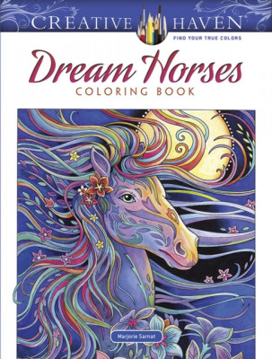 Creative Haven Dream Horses Coloring Book foto