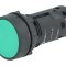 Comutator Apăsare 22mm 1 NO Verde