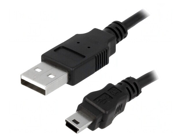 Cablu USB 2.0 A-B Mini 3m Negru