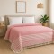 Cuvertura Pique 200x230 Roz Alb
