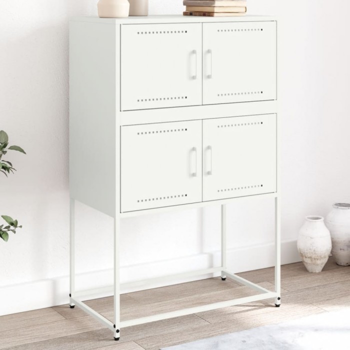 Gossi dulap, alb, 68,5x38,5x107 cm, otel
