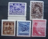 Germania Al Treilea Reich Boemia Cehoslovacia Masaryk Hitler Lot 5 Mărci -A666