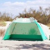 Cort camping 4 persoane verde marin impermeabil setare rapida GartenMobel Dekor, vidaXL