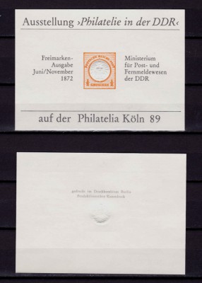 ✅(V 1) Germania &amp;#039;89,vinieta originala Targul Fila. Koln /repro.1/2Kr Reich,MNH foto