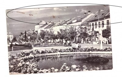 CP Targu Secuiesc - Vedere din parc, RPR, circulata, patata foto