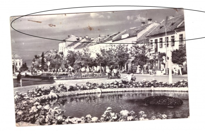 CP Targu Secuiesc - Vedere din parc, RPR, circulata, patata