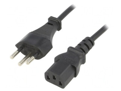 Cablu Alimentare 3x0,75mm2 IEC C13 SEV-1011 1,8m 10A foto
