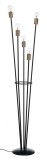 Lampadar fier negru auriu Torch 34 cm x 30 cm x 155h