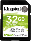 Card de memorie Kingston SDHC Canvas Select Plus, 32GB, Class 10, UHS-I U1 V10