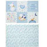 Covoras puzzle, Petite&amp;Mars, Din spuma, Format din 6 piese reversibile, 116x174x1.5 cm, Multicolor