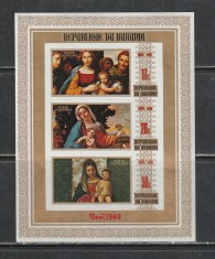 Burundi 1969 - Craciun NEDANTELATA S/S 1v MNH