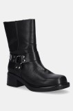 Just Cavalli botine culoarea negru, cu toc drept, 79RA3S91ZSD61899