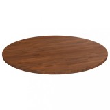 VidaXL Blat de masă rotund maro &icirc;nchis &Oslash;80x1,5 cm lemn stejar tratat