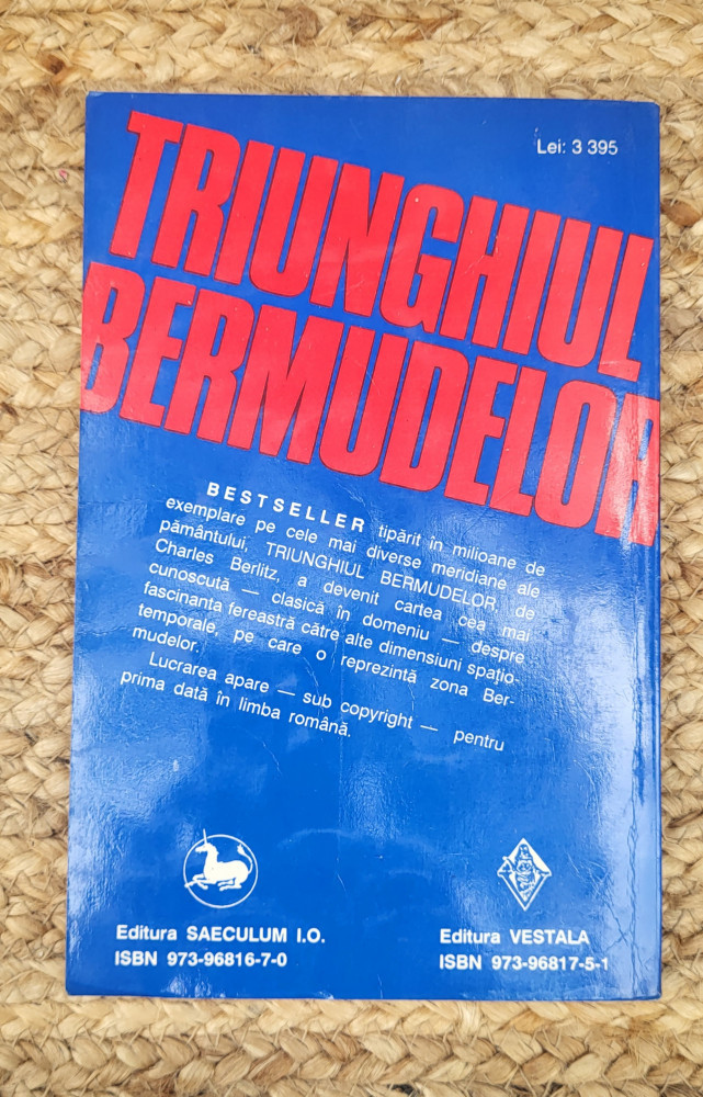 Triunghiul Bermudelor - Charles Berlitz (ed. cartonata ) | Okazii.ro