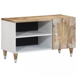 VidaXL Comodă TV, 80x31,5x46 cm, lemn masiv de mango