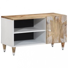 vidaXL Comodă TV, 80x31,5x46 cm, lemn masiv de mango 4018679