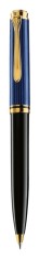 Pix Souveran K600 Mina Tip Parker,accesorii Placate Cu Aur,negru-albastru foto