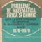 Probleme de matematica, fizica si chimie date la concursurile de admitere in invatamantul superior in anii 1978 - 1979