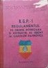 R.G.P.-1 Regulament Ordine Interioara Garzi Patriotice 1977, Editura Militara, 266 Pagini, Istorie Romania