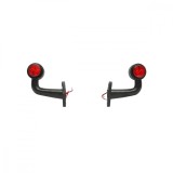 Lampi laterale de gabarit cu LED 12/24V, rosu-alb Breckner Germany