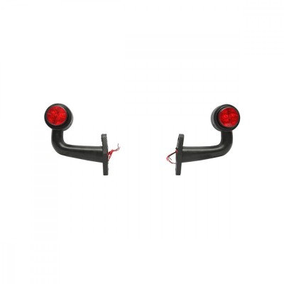 Lampi laterale de gabarit cu LED 12/24V, rosu-alb Breckner Germany foto