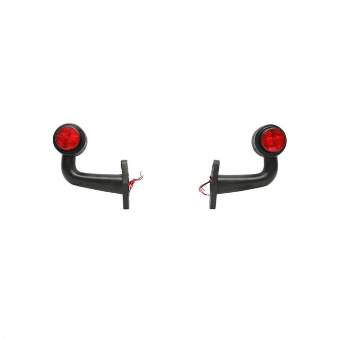 Lampi laterale de gabarit cu LED 12/24V, rosu-alb Breckner Germany