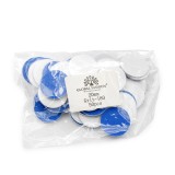 Set de 8 unități: Fișe adezive de schimb pentru discuri de pedichiură, 20 mm, #180, 50 bucăți, albastre