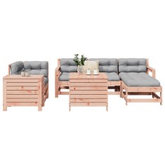vidaXL Set canapele grădină, 7 piese, lemn masiv brad douglas 3250546