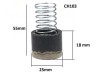 Supapa de schimb cu arc pentru supapa de sens la cap compresor CH103 Mod.26 25x18mm K