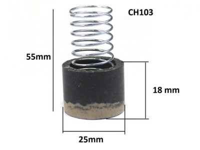 Supapa de schimb cu arc pentru supapa de sens la cap compresor CH103 Mod.26 25x18mm K foto