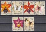 Guineea Bissau 2005 - Fluturi și Orhidee, MNH