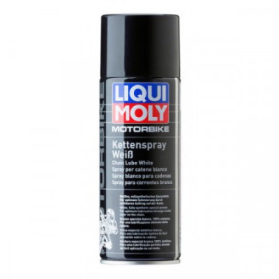 Spray alb pentru ungere lant LIQUI MOLY Motorbike 1591, volum 400 ml foto