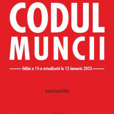 Codul Muncii. Ediția a 15-a actualizată la 12 ianuarie 2023 - Paperback brosat - Costel Gîlcă - Rosetti Internaţional