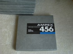 Vends lot de 2 bandes AMPEX 2 pouces gr. master 456 d