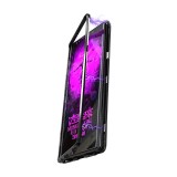Cumpara ieftin Husa magnetica din sticla cu rama metalica compatibila cu Samsung Note 9 Negru