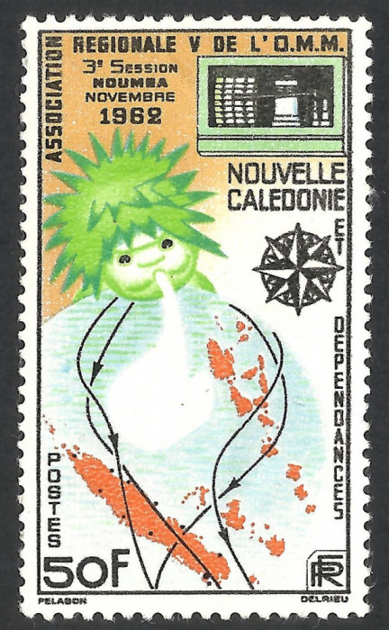 NOUVELLE CALEDONIE--. 1962. ASOCIAȚIA REGIONALĂ DE METOLOGIE - MNH