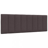 Cumpara ieftin Suport Capatai pentru Pat Dublu 140cm tip Perna Textil Maro Inchis, vidaXL