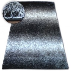 Covor Shaggy Space 3D B315 negru si gri, 120x170 cm