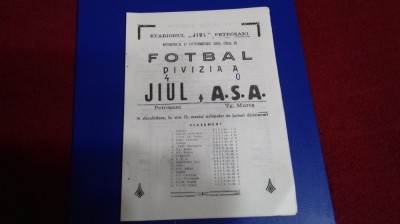 program Jiul - ASA Tg. Mures foto