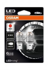 Set 2 Becuri Auto Pozitie/Stop Frana W16w LEDriving Culoare Rosie Blister 2 Becuri Auto LED - PHI2-9213R02B foto