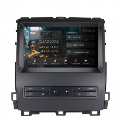 Navigatie Toyota Prado J120 (2002 - 2010) 4GB RAM Android 13 Quadcore DSP GPS Wi-FI Carplay Android Auto USB Bluetooth Waze Touchscreen 9 inch foto