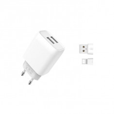 Incarcator retea USB Quick Charge QC3.0 18W cu cablu Type-C Cod:XO-L119B