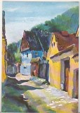 bnk cp Juliana Fabritius-Datcu - Ulita din Rasinari Sibiu - Vedere - necirculata