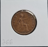 J66 Marea Britanie Half Penny 1928, Europa