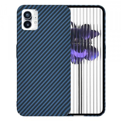Husa pentru Nothing Phone (1), Techsuit, Carbonite FiberShell, Turcoaz foto