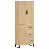 Cumpara ieftin Dulap inalt, stejar sonoma, 69,5x34x180 cm, lemn compozit