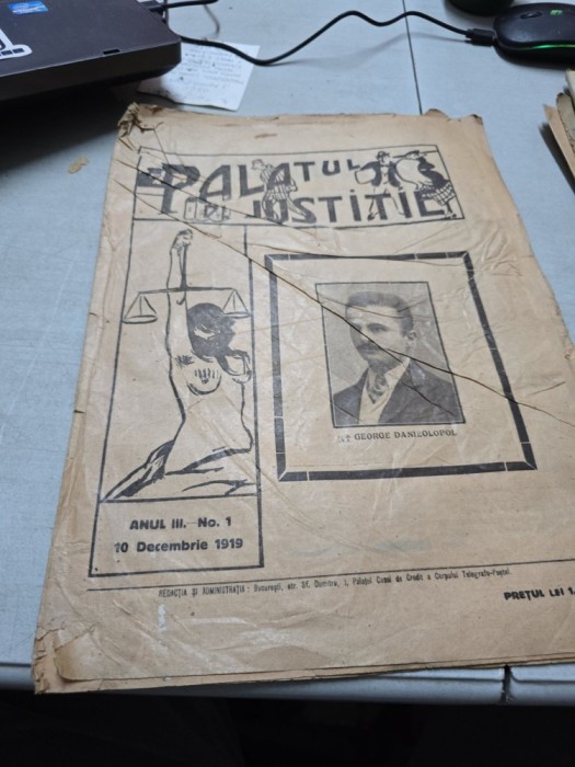 Palatul Justiției - Anul III, ne 1/10 Dec 1919