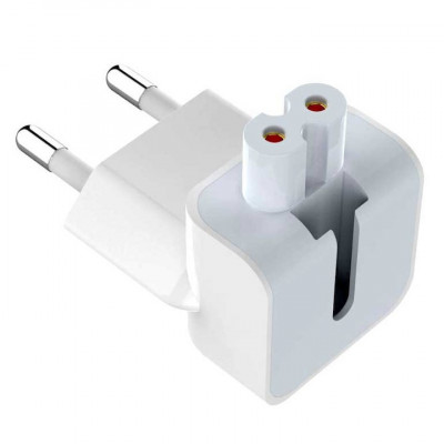 Adaptor priza incarcator compatibil cu iPad, iPhone sau MacBook, alb foto