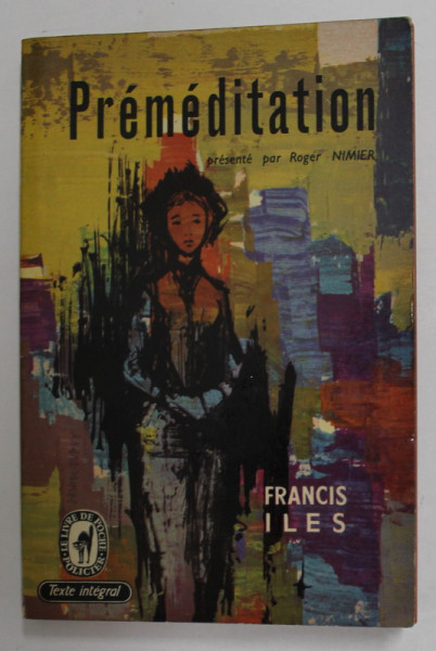 PREMEDITATION par FRANCIS ILES , 1953